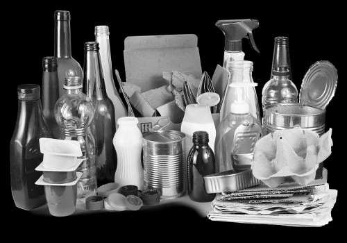 Waste recycling collection service in a London residential area