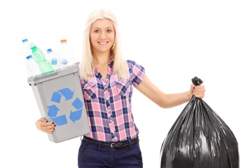 Commercial waste collection for an office or shop in London