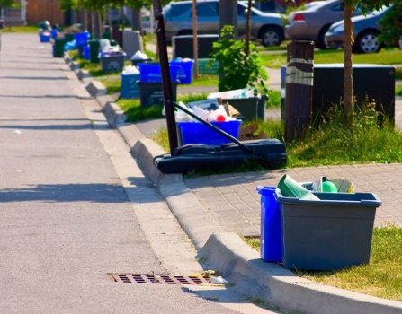 Local team handling business rubbish collection in central London