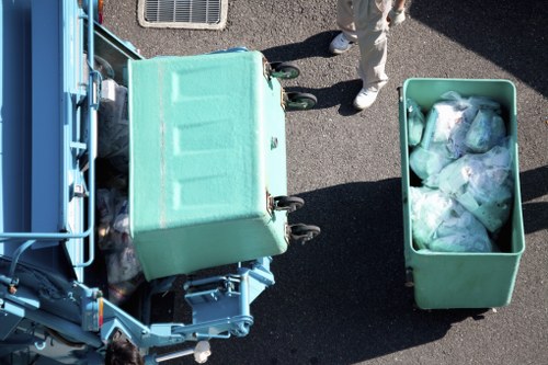 Charity reuse donations and recycling support from a London waste clearance service