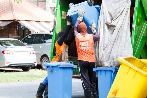 Professional junk clearance team removing bulky household items in London